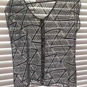 Love notes sheer blouse